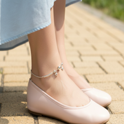 925 Sterling Silver Anklets with Adjustable Length